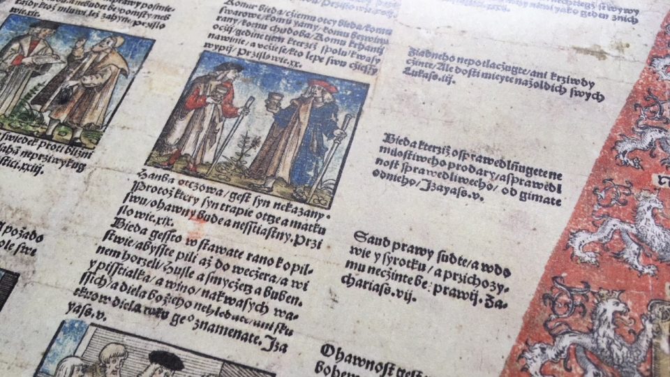 Litoměřický archiv vystavuje Klaudyánovu mapu, nejstarší tištěnou mapu Čech
