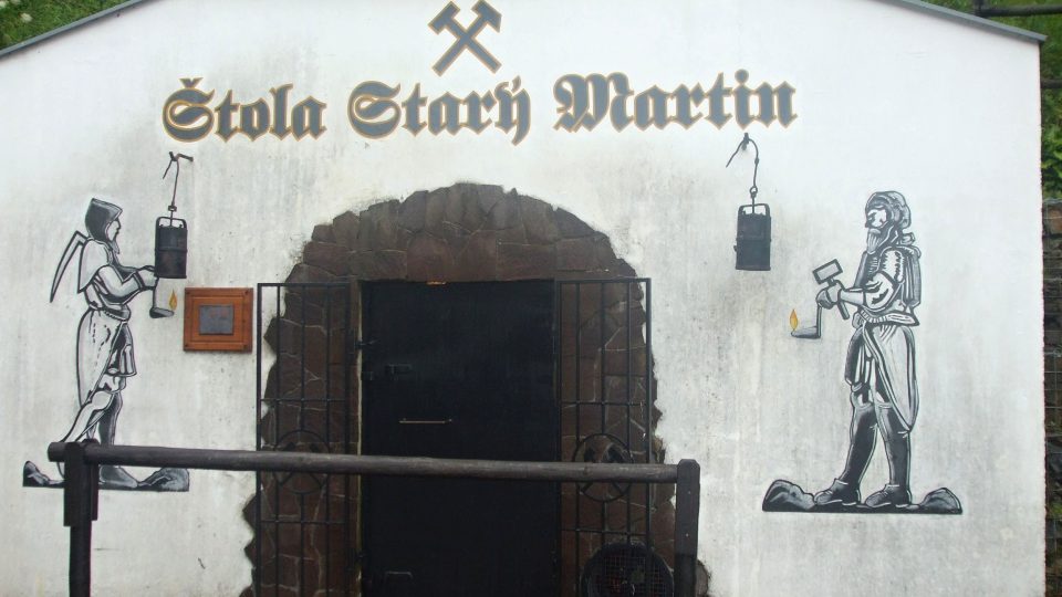 Štola Starý Martin - vchod