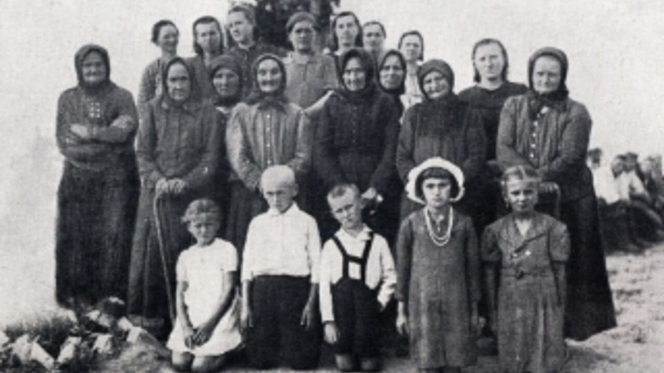 Český Malín - ženy a děti, které přežily