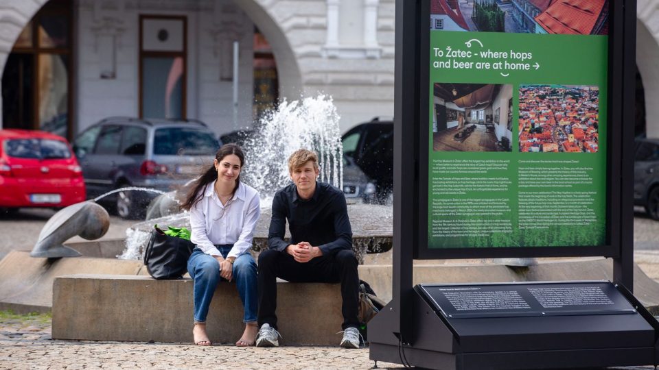 Žatec a krajina žateckého chmele má nové logo | foto: Robin Röhrich, Český rozhlas Žatec a krajina žateckého chmele má nové logo