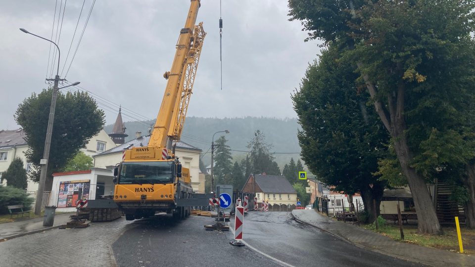 V Jílovém u Děčína začala rekonstrukce mostu u tamního koupaliště