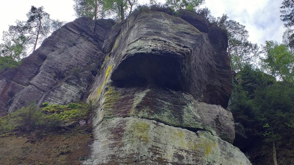 Kyjovské údolí vzniklo v pískovcové tabuli u Krásné Lípy | foto: Stanislava Brádlová, Český rozhlas Kyjovské údolí vzniklo v pískovcové tabuli u Krásné Lípy