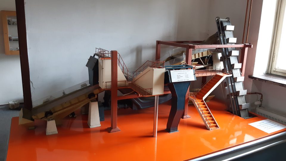 Exponáty Podkrušnohorského technického muzea v Kopistech