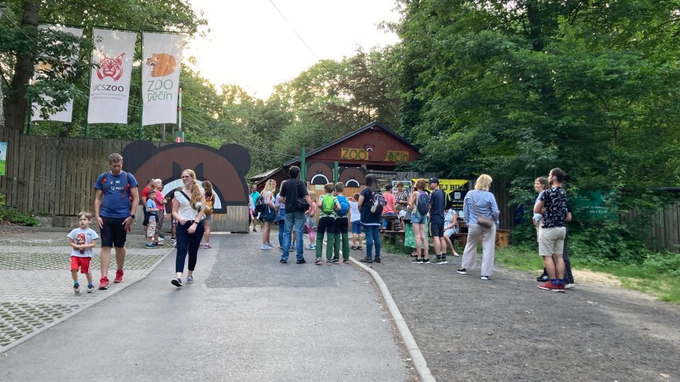 Zoologická zahrada v Děčíně pořádá o prázdninách speciální večerní prohlídky