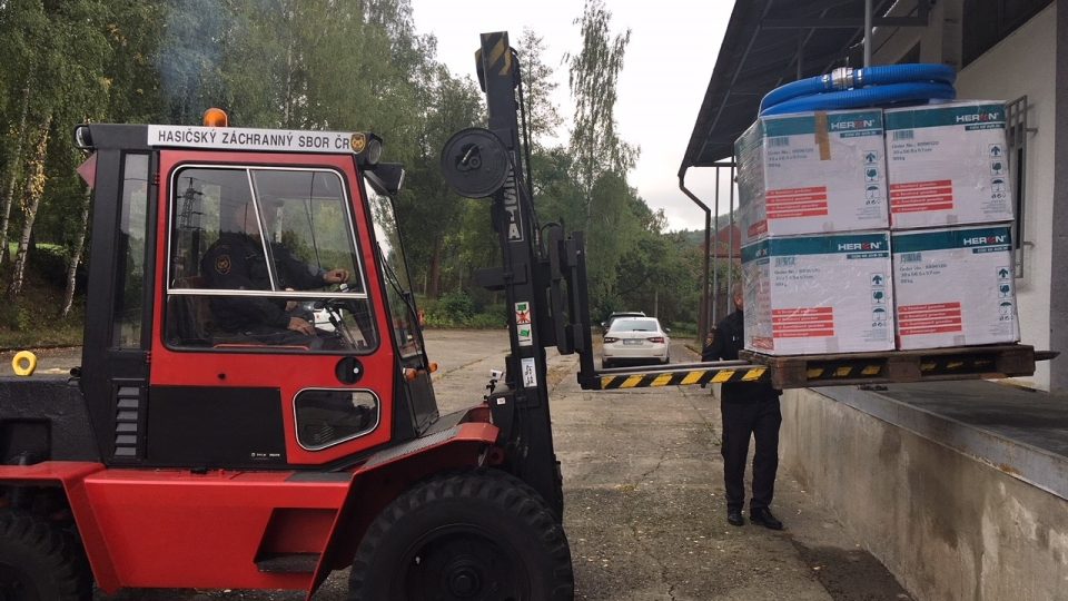 Ústecký kraj poslal hasičům na Zakarpatské Ukrajině vybavení za statisíce korun