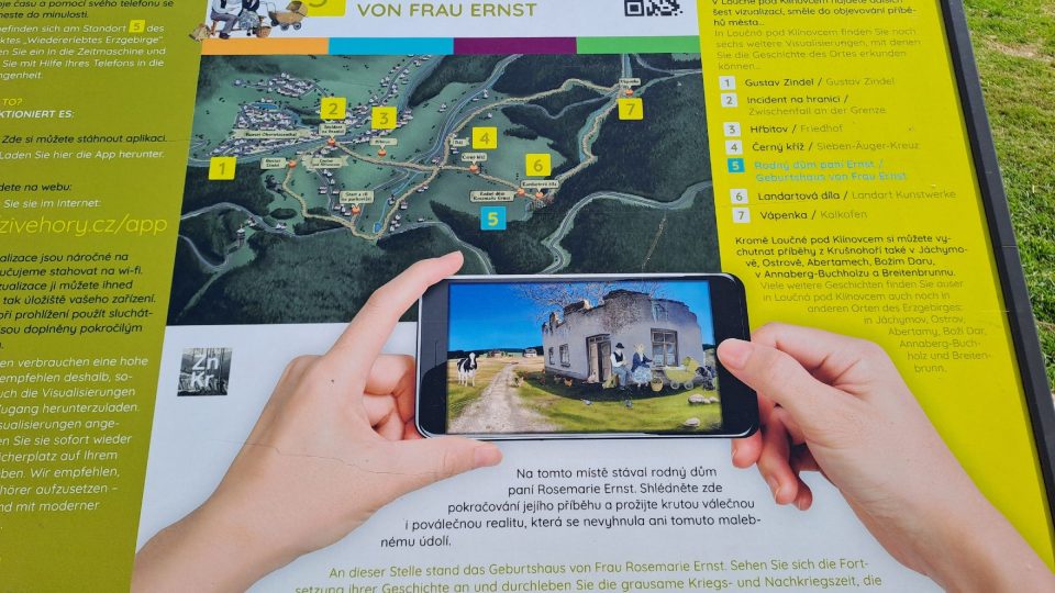 Rodný dům paní Ernst ve vizualizaci | foto: Eva Bucharová, Český rozhlas Rodný dům paní Ernst ve vizualizaci