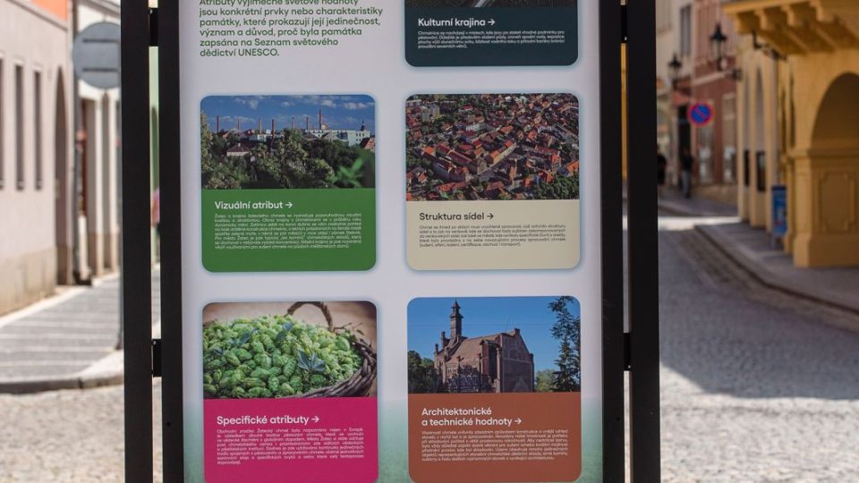 Žatec a krajina žateckého chmele má nové logo | foto: Robin Röhrich, Český rozhlas Žatec a krajina žateckého chmele má nové logo