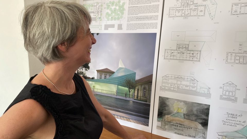 Architektka Marcela Steinbachová představuje novou dominantu Muzea ghetta v Terezíně