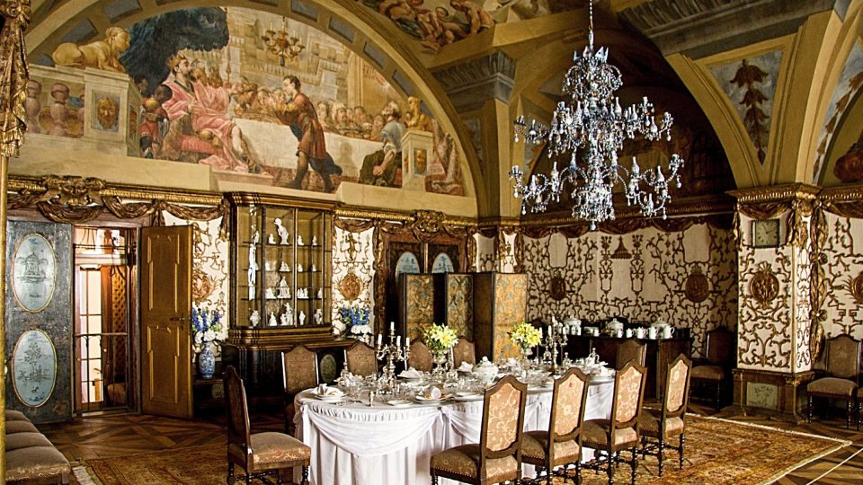 Jídelna s osobním výtahem císaře | foto: Jaroslav Hoření, Český rozhlas Jídelna s osobním výtahem císaře