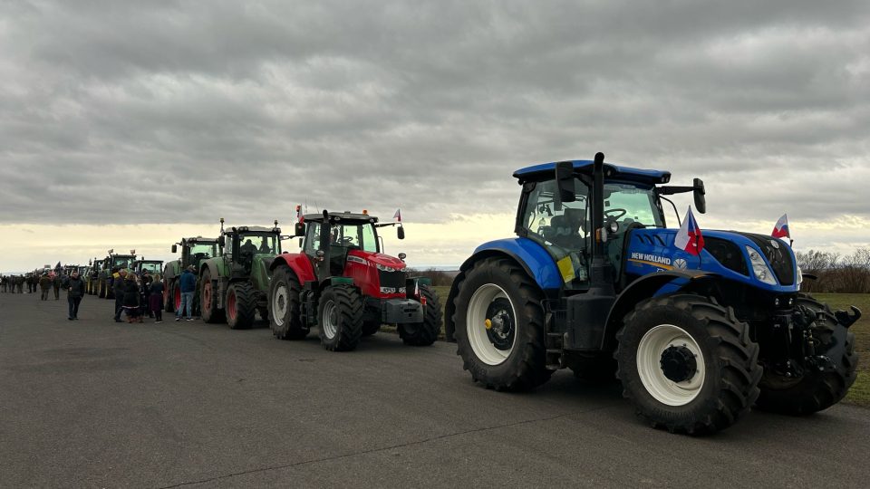 Čeští farmáři se připojili k celoevropským protestům proti evropské zemědělské politice