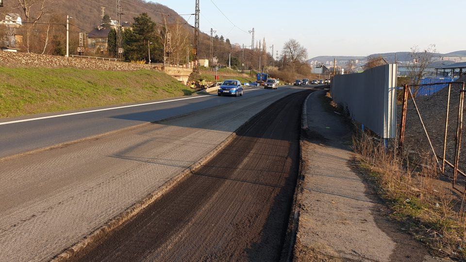 Oprava silnice I/30 v ústeckém Vaňově začala