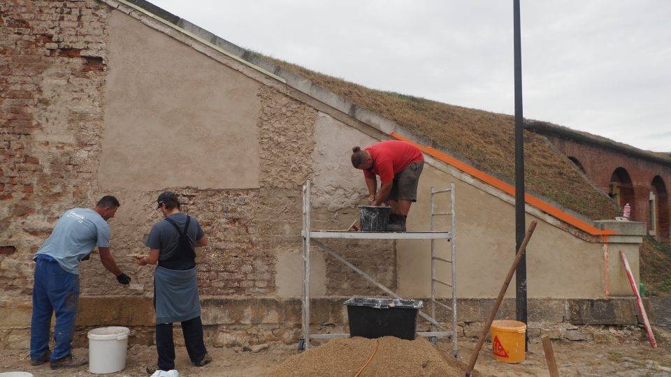Workshop zaměřený na opravy bastionových pevností v Terezíně