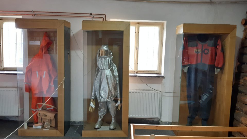 Exponáty Podkrušnohorského technického muzea v Kopistech
