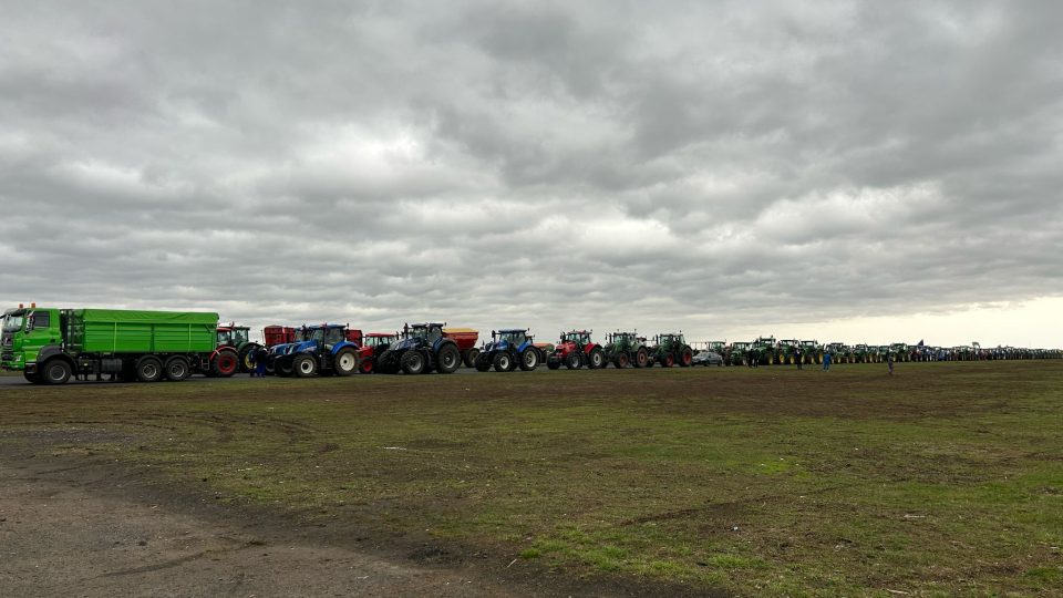 Čeští farmáři se připojili k celoevropským protestům proti evropské zemědělské politice