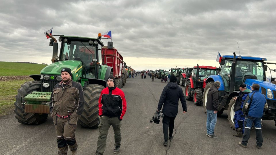 Čeští farmáři se připojili k celoevropským protestům proti evropské zemědělské politice