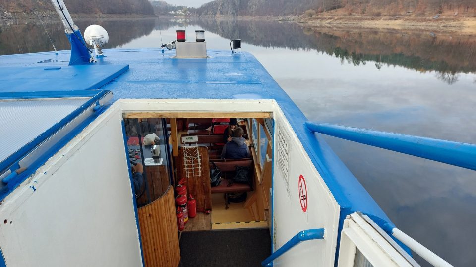 Loď má vyhlídkovou palubu