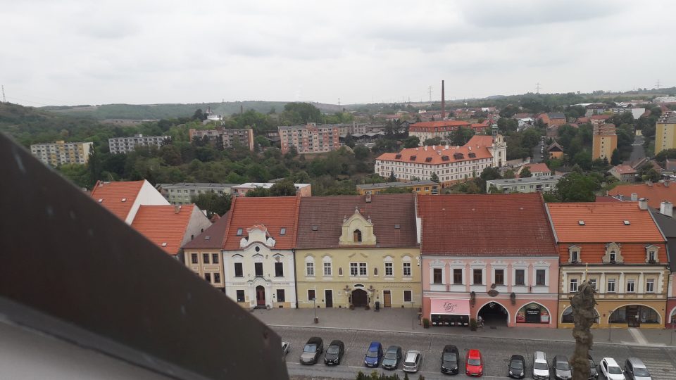 Pohled na kadaňský hrad