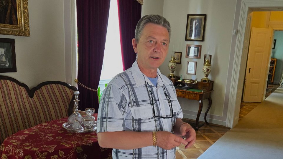 Kastelán ratibořického zámku Ivan Češka