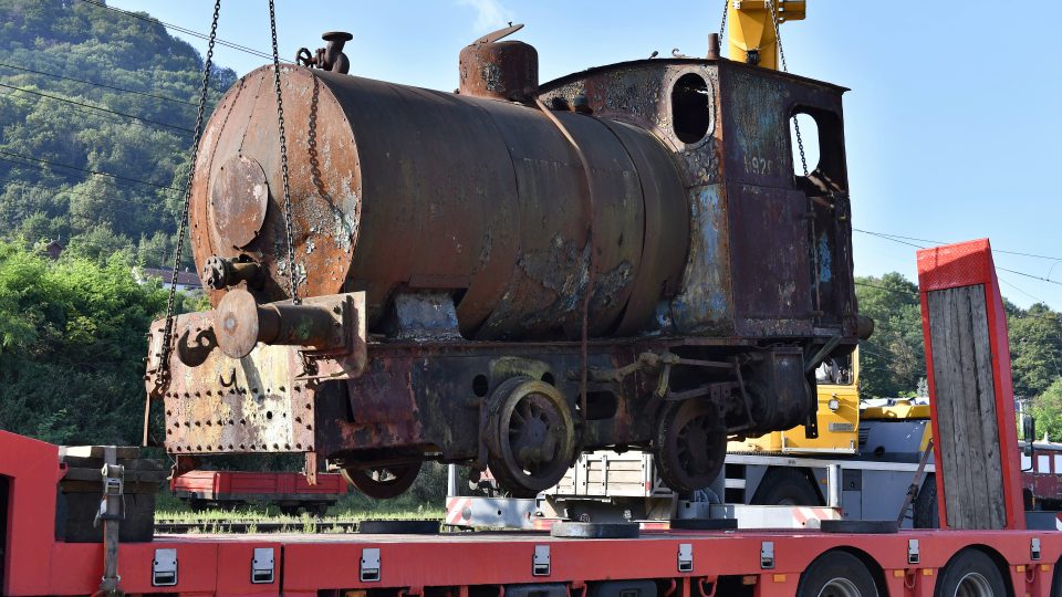 Muzeum města Ústí nad Labem má nový přírůstek, speciální bezohňovou lokomotivu