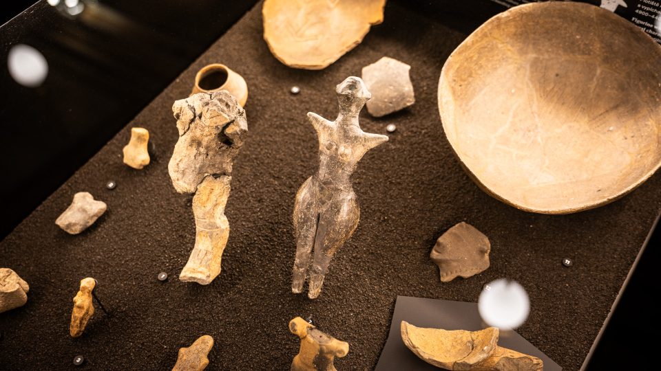 Neolitické plastiky z Čech i Moravy | foto: Barbora Aradská, Národní muzeum Neolitické plastiky z Čech i Moravy