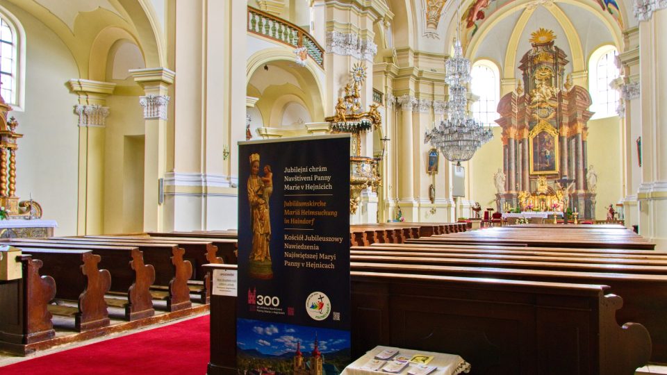 V chrámu Navštívení Panny Marie