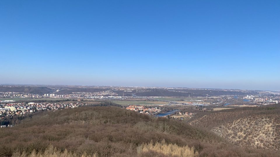 Výhled na hlavní město Praha | foto: Obec Dolní Břežany Výhled na hlavní město Praha