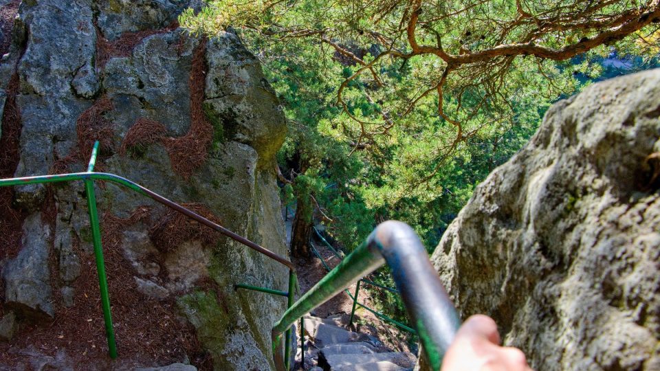 Cesta na vyhlídku Zahrádka vyžaduje fyzickou zdatnost