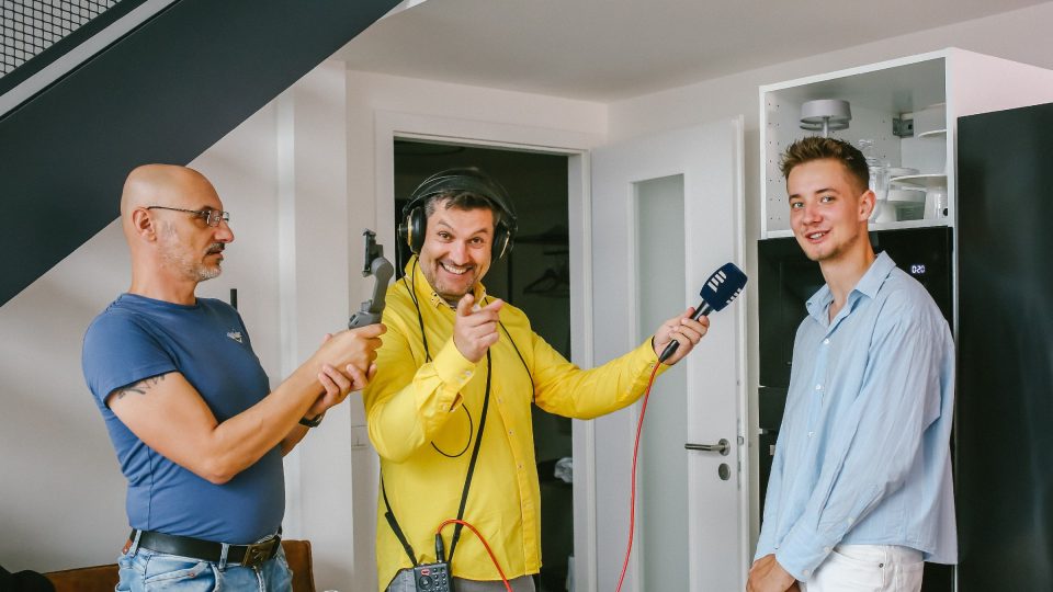 Honza Chlaň, Patrik Rozehnal a Vojta Vrtiška | foto: Jana Volková Honza Chlaň, Patrik Rozehnal a Vojta Vrtiška