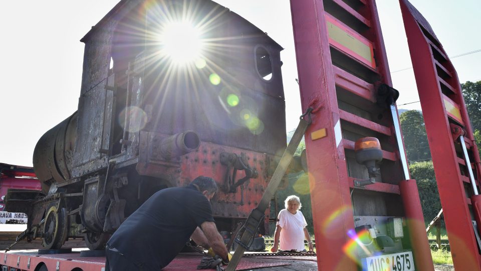 Muzeum města Ústí nad Labem má nový přírůstek, speciální bezohňovou lokomotivu