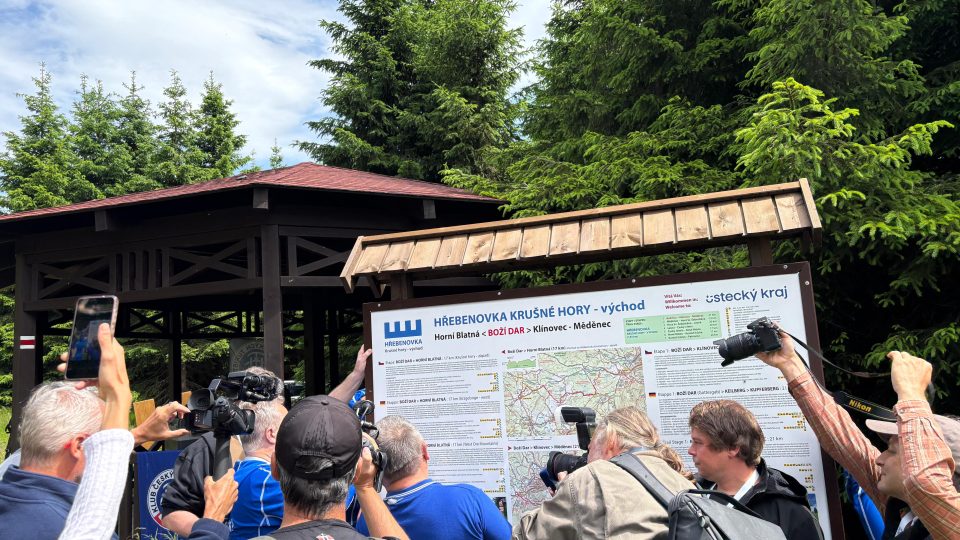 Hřebenovka Krušné hory – východ, slavnostní otevření