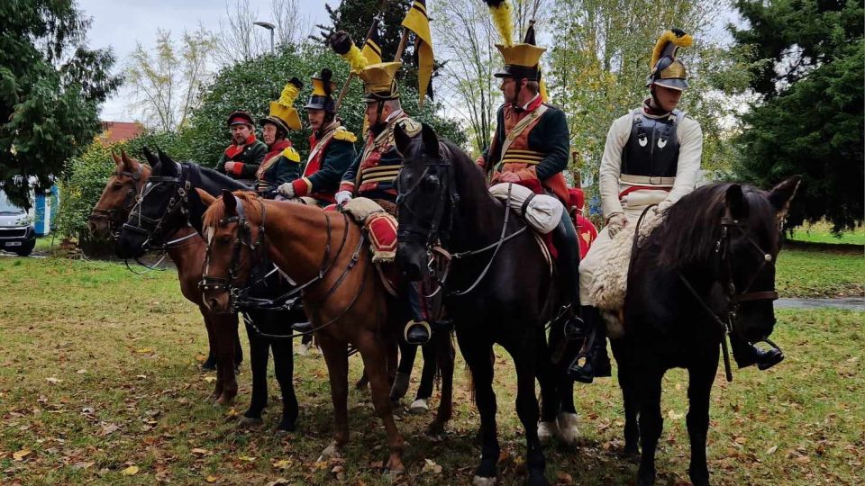 Holešov, Americký park, vojenské ležení z dob napoleonských válek, 5. listopadu 2023