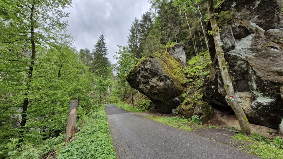 Kyjovské údolí protíná Köglerova naučná stezka, která mapuje geologickou pestrost regionu | foto: Tomáš Salov, Správa Národního parku České Švýcarsko Kyjovské údolí protíná Köglerova naučná stezka, která mapuje geologickou pestrost regionu