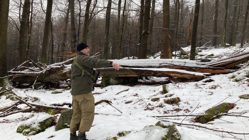 O vyhlášení přírodní památky Vlčice se výrazně zasadil dobrovolný strážce přírody Roman Neckář