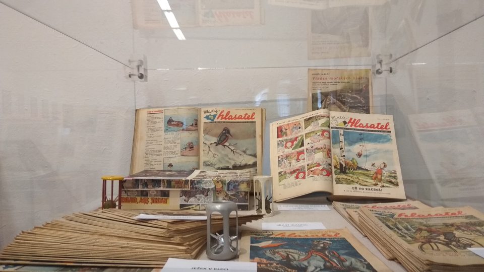 Teplické muzeum vystavuje Foglarovy komiksy. Kultovní časopisy a knihy zapůjčil sběratel Jiří Švadleňák
