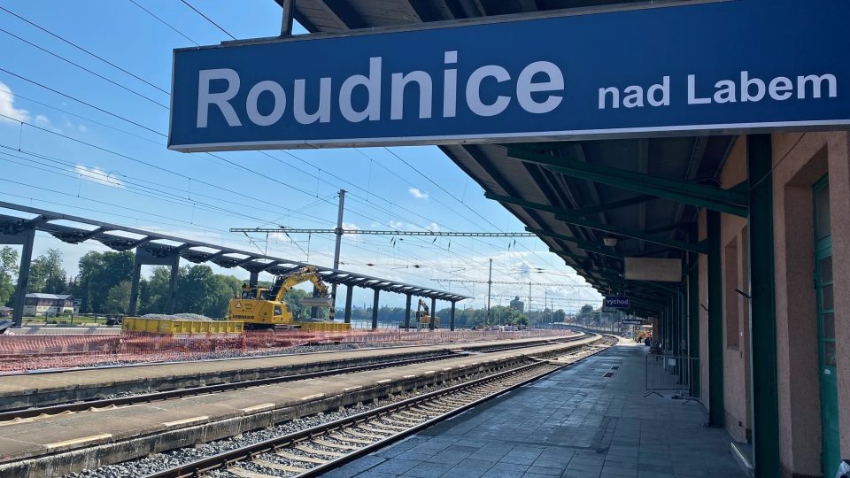 Rekonstrukce kolejiště na nádraží v Roudnici nad Labem