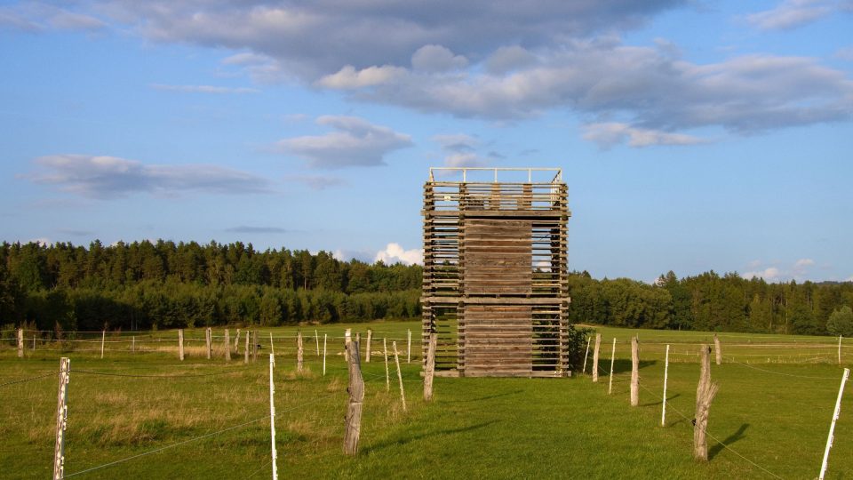 Vyhlídková plošina je ve výšce zhruba pěti metrů | foto: Jaroslav Hoření, Český rozhlas Vyhlídková plošina je ve výšce zhruba pěti metrů