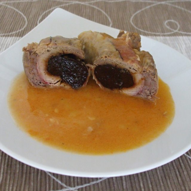 Závitek s anglickou slaninou a sušenými švestkami | foto: Stanislava Brádlová,  Český rozhlas