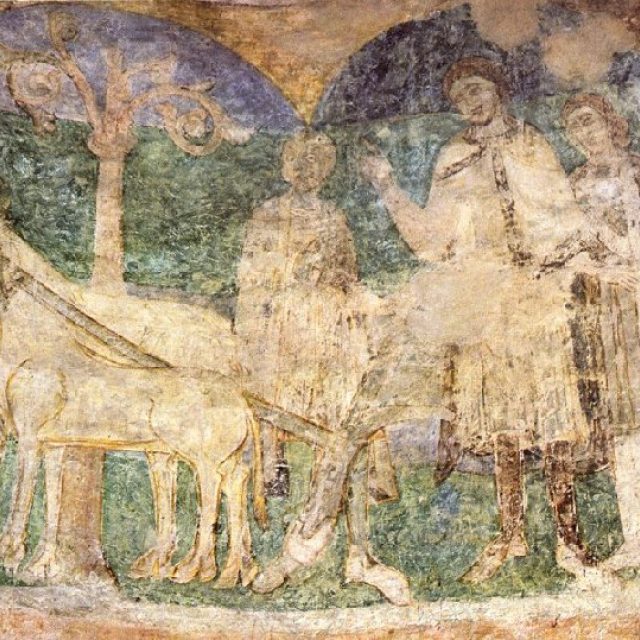 Přemysl Oráč ve znojemské rotundě  (foto uživatel Karel x) | foto: licence Public Domain,  volné dílo