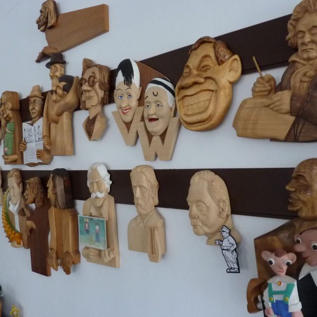 Výstava dřevořezeb v jiřetínské galerii | foto: David Hertl,  Český rozhlas