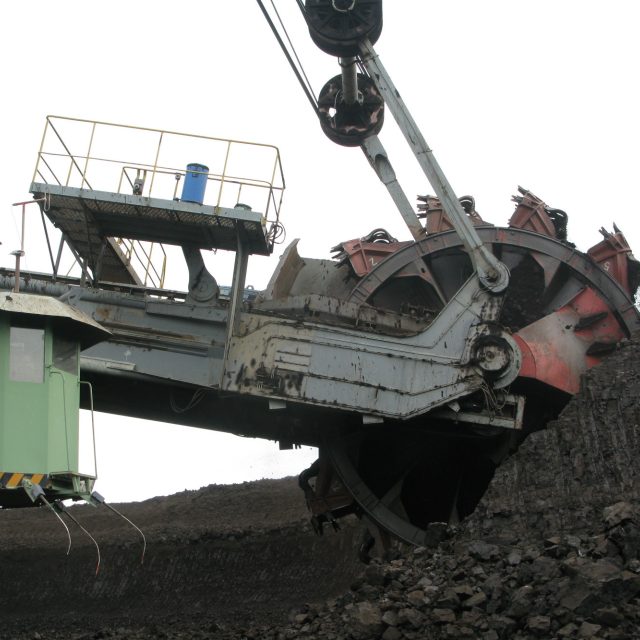 Uhelné rypadlo | foto: Daniel Mrázek