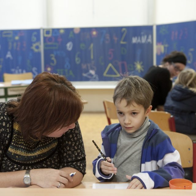 Zápis do první třídy základních škol  (ilustr. obr.) | foto: Filip Jandourek