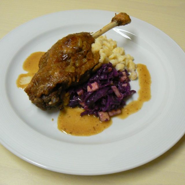 Husa v šouletu | foto: Tamara Pecková