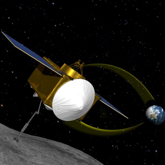 Zobrazení sondy OSIRIS-REx | foto:  University of Arizona