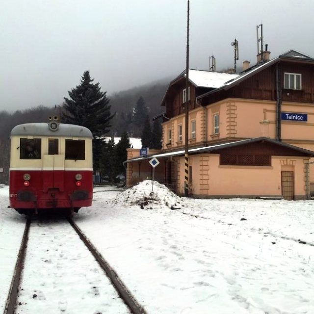 Trať mezi Děčínem a Telnicí,  takzvaná Kozí dráha,  znovu ožila | foto: Jan Bachorík,  Český rozhlas