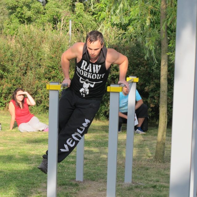 Venkovní posilovna. Ilustrační foto. | foto: Zita Holbová