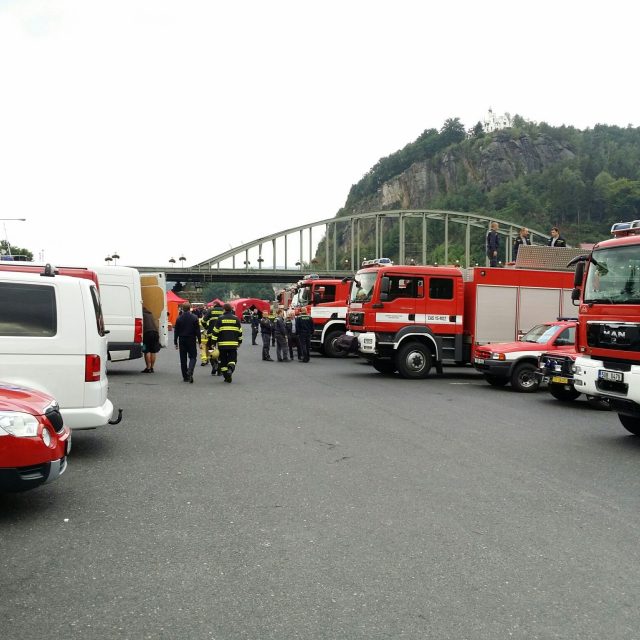 Hasiči v Děčíně - ilustrační foto  | foto: Jan Bachorík,  Český rozhlas