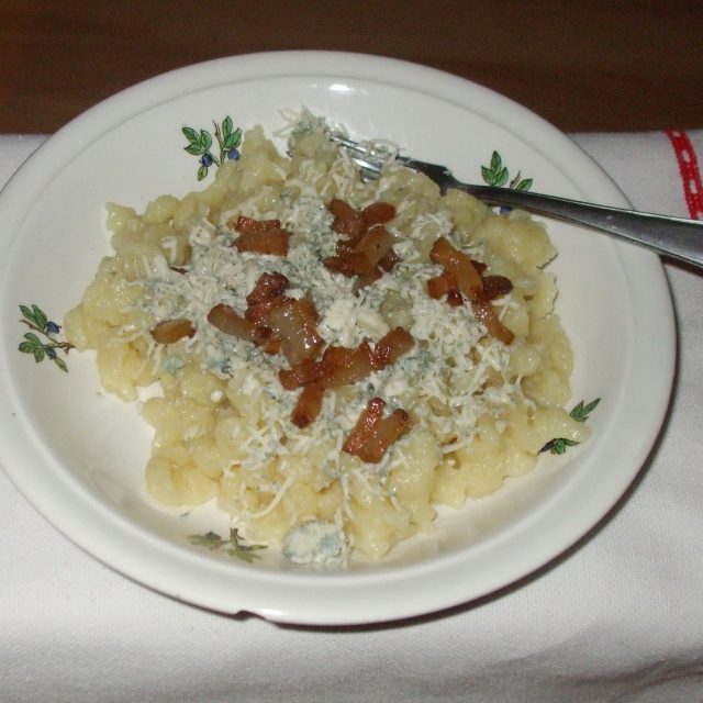 Halušky s nivou a slaninou | foto: Stanislava Brádlová,  Český rozhlas