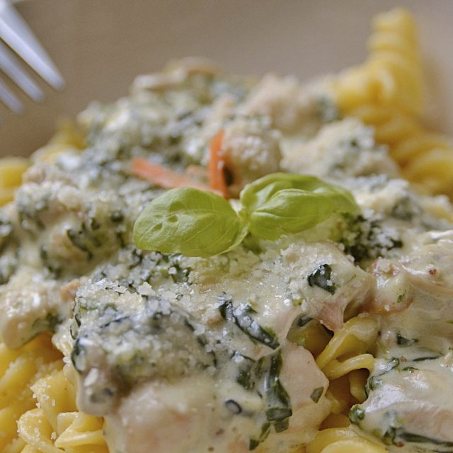 Těstoviny se špenátem | foto: Jiřina Šmídová,  Český rozhlas