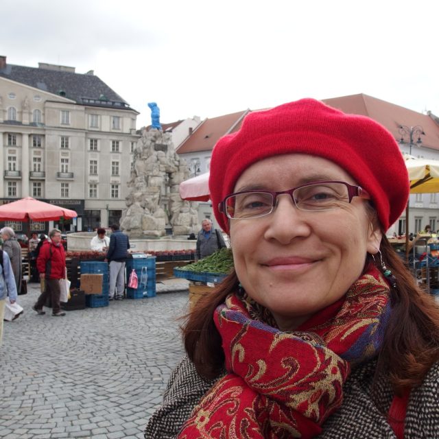 Alena Blažejovská na Zelném rynku | foto: Alena Blažejovská,  Český rozhlas