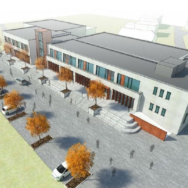 Chlumec - vizualizace nové podoby kulturního domu | foto:  Chlumec